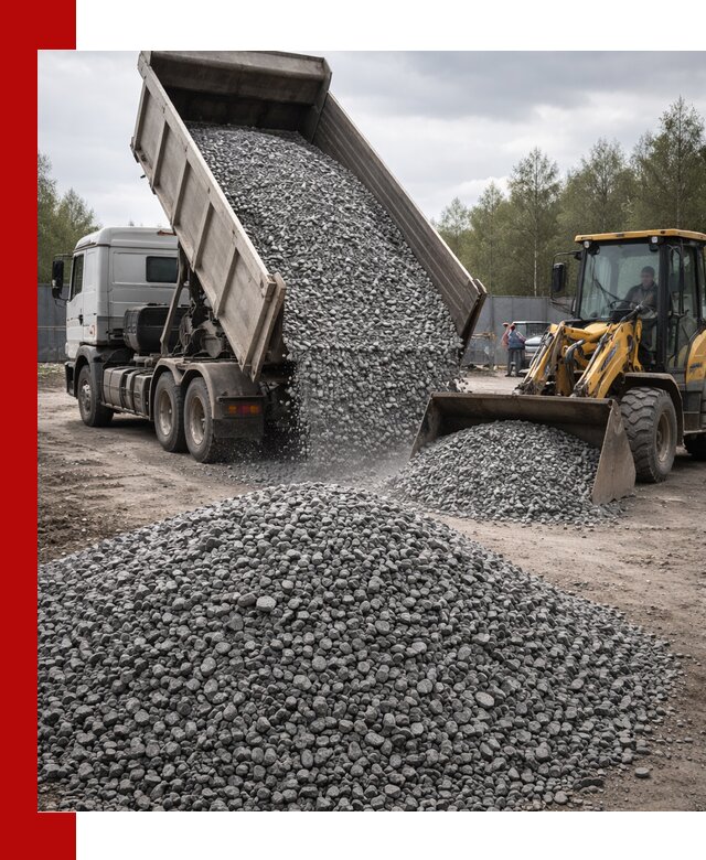 Доставка и продажа щебня гранитного в Белгороде