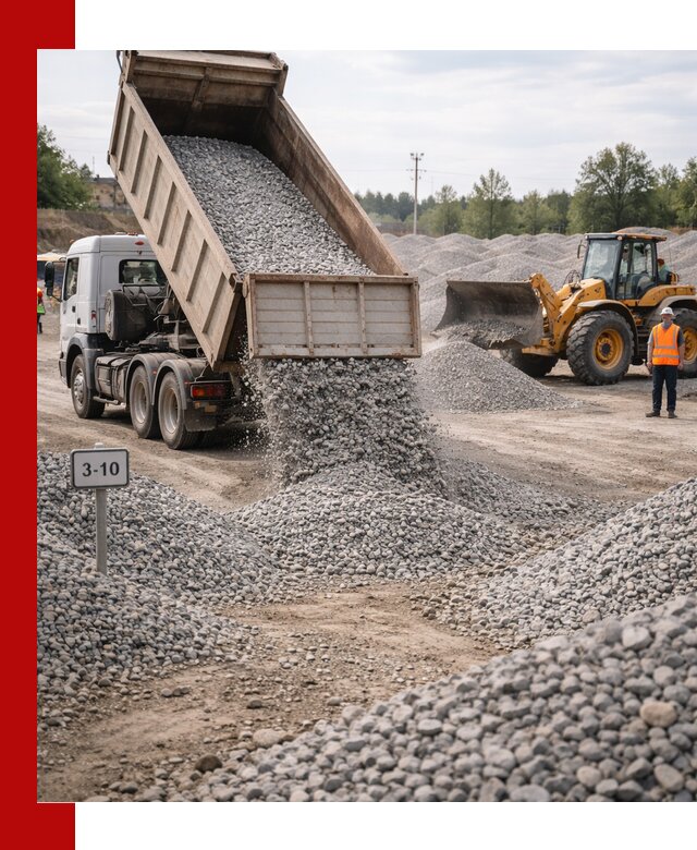 Гранитный щебень фракции 3–10: доставка и продажа в Белгороде