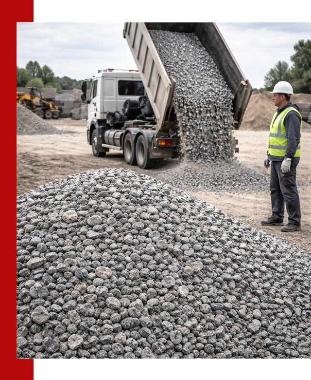 Доставка и продажа гранитного щебня фракции 5-20 в Белгороде