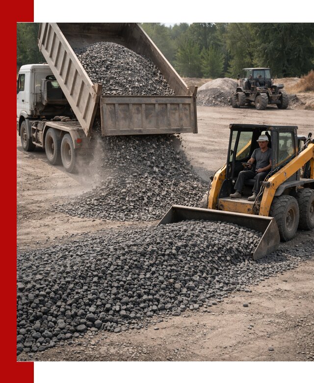 Гранитный щебень фракция 40-70 с доставкой в Белгороде