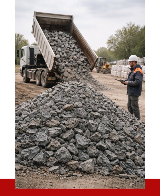 Гранитный щебень фракция 100-200 в Белгороде от 4363 р. ПРОНЕРУДБлг