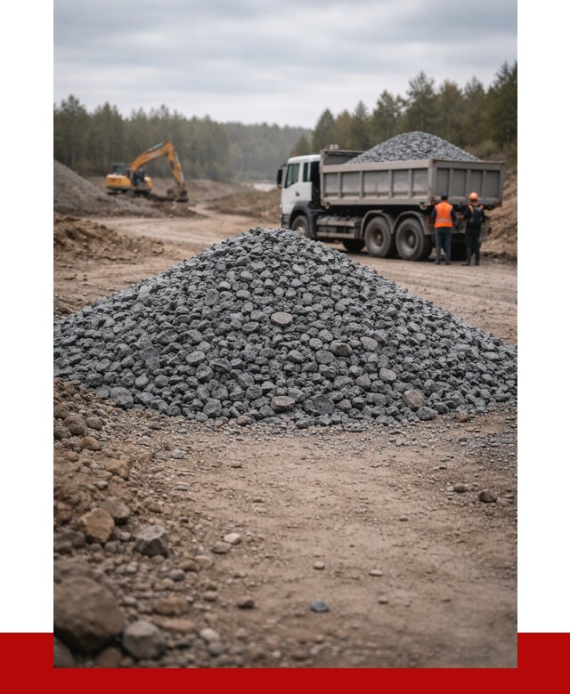 Щебень габбро диабаз фракция 40-70 в Белгороде от 2285 р-ПРОНЕРУДБлг