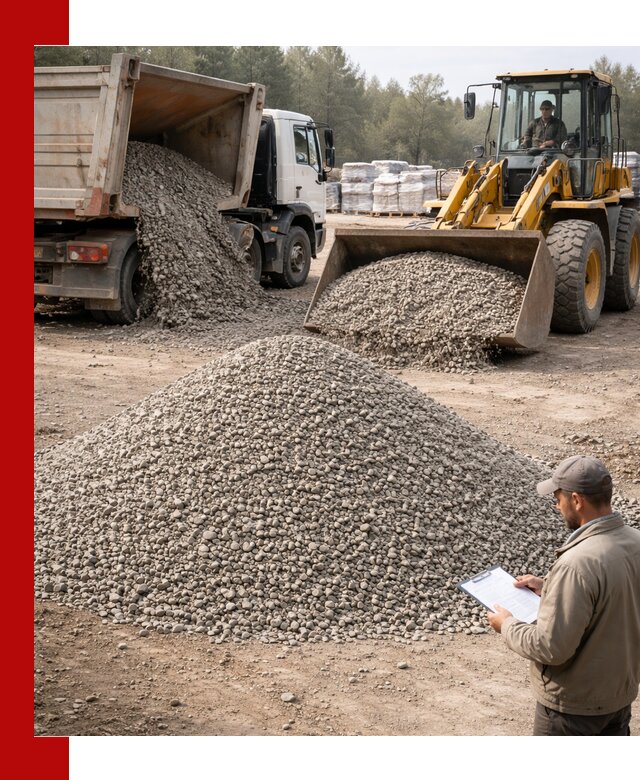 Гравийный щебень фракция 5–10 с доставкой в Белгороде