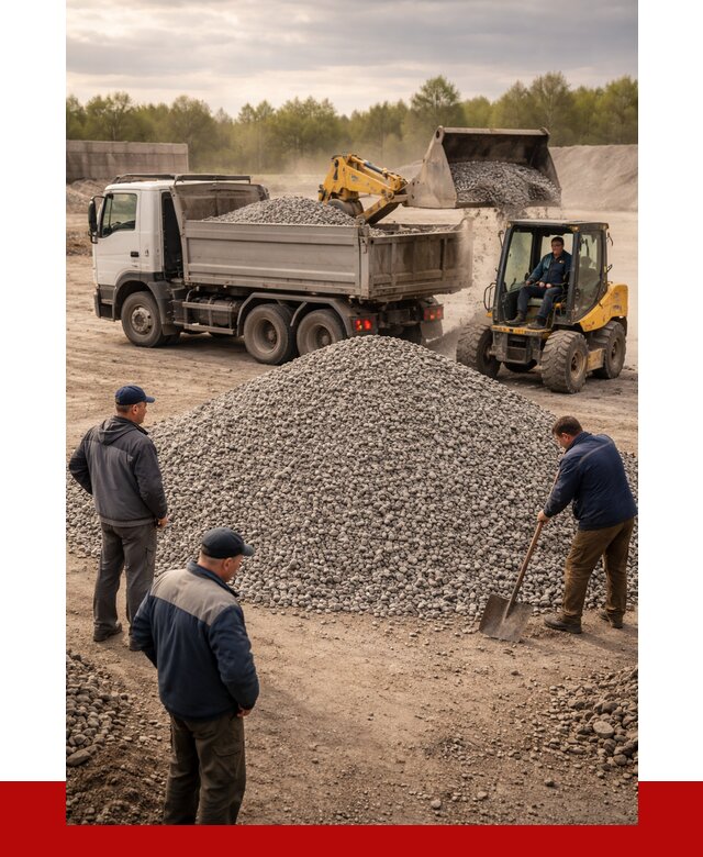 Гравийный щебень фракция 5-20 в Белгороде от 2493 р. ПРОНЕРУДБлг