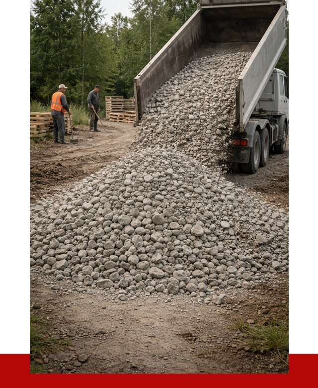 гравийный щебень фракция 70-120 в Белгороде от 2545 р. ПРОНЕРУДБлг