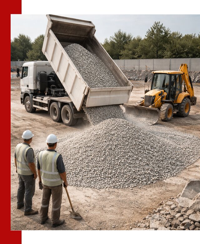 Купить известняковый щебень фракции 5–10 мм с доставкой в Белгороде