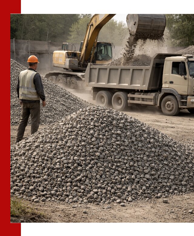 Шлаковый щебень фракция 5-20 с доставкой в Белгороде