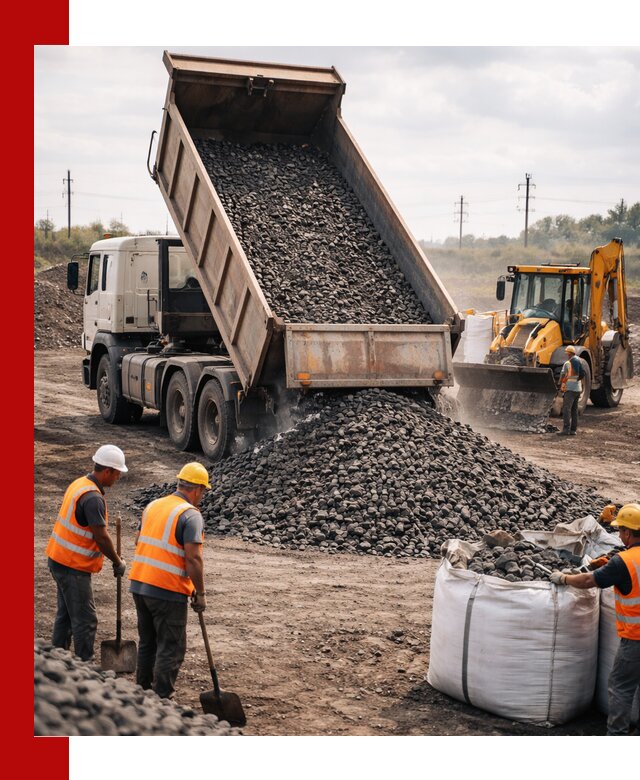 Шлаковый щебень фракция 40-70 с доставкой в Белгороде