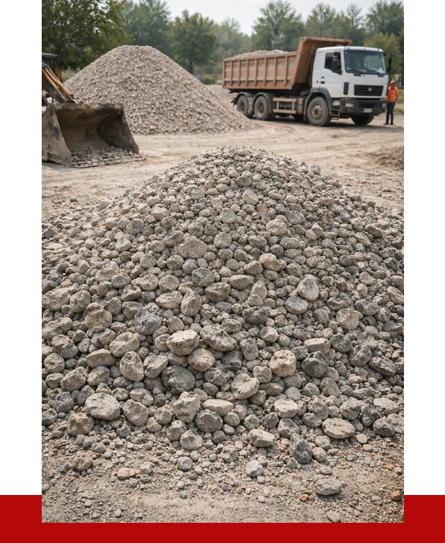 Вторичный щебень фракция 20-40 в Белгороде от 2285 р ПРОНЕРУДБлг