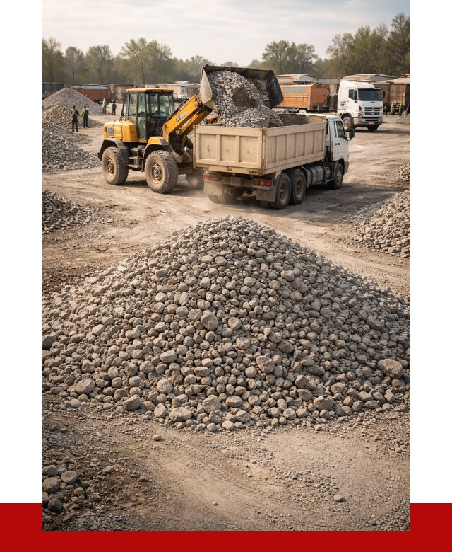 Вторичный щебень фракция 40-70 в Белгороде от 1807 р, ПРОНЕРУДБлг