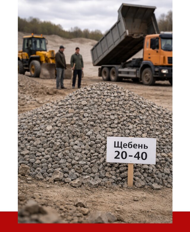 Бетонный щебень фракция 20-40 в Белгороде от 2545 р. | ПРОНЕРУДБлг