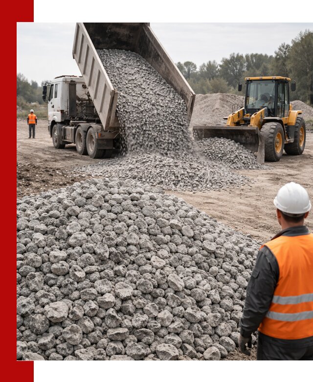 Доставка бетонного щебня фракции 20-40 в Белгороде