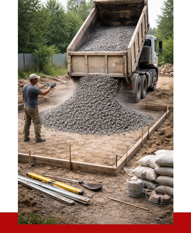 Купить щебень для фундамента в Белгороде от 4674 р. | ПРОНЕРУДБлг