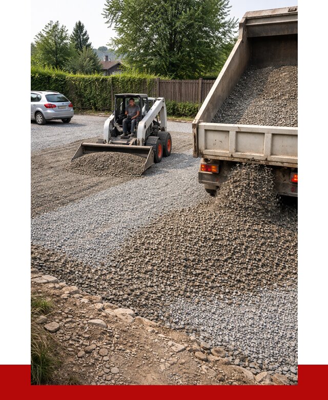 Щебень для парковки в Белгороде с доставкой от 1246 р.| ПРОНЕРУДБлг