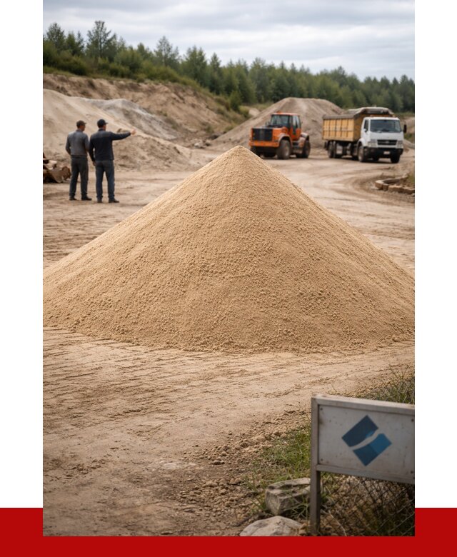 Карьерный песок навалом в Белгороде от 1870 р. | ПРОНЕРУДБлг