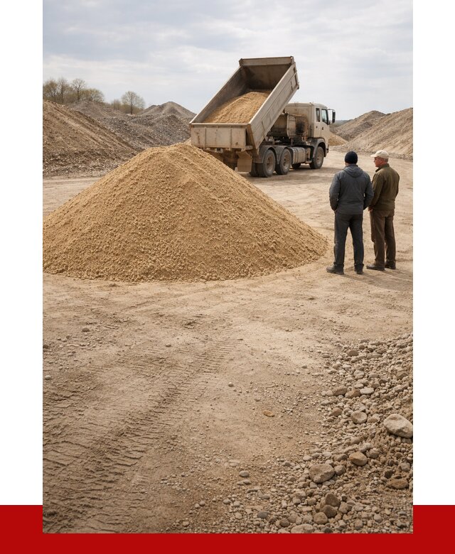 Карьерный песок крупнозернистый в Белгороде от 8829 р | ПРОНЕРУДБлг