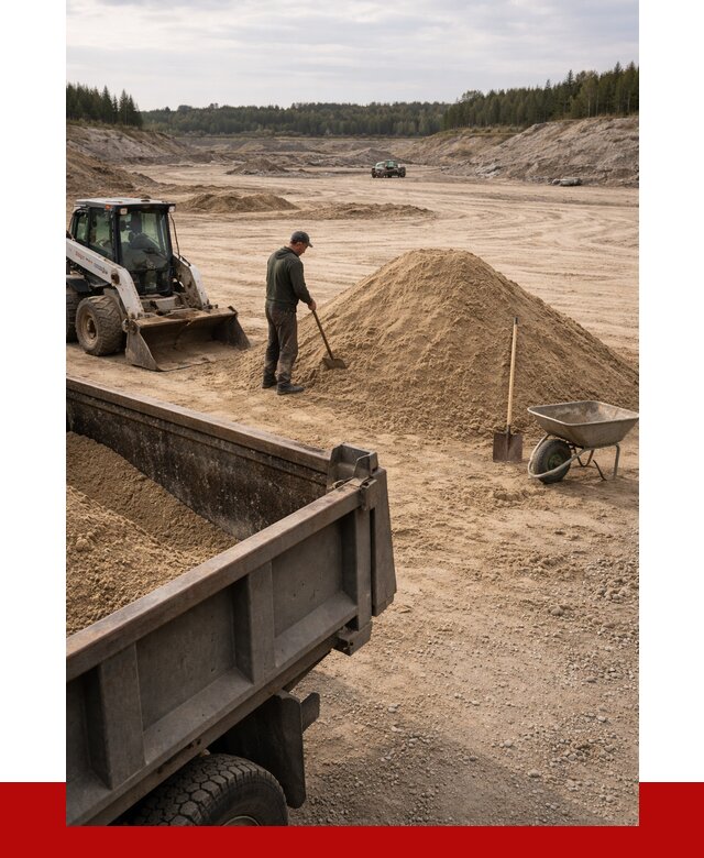 Карьерный песок среднезернистый в Белгороде, от 2285 р. ПРОНЕРУДБлг