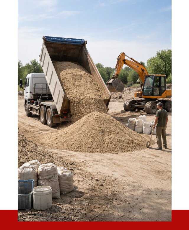 Купить речной песок в Белгороде от 1246 р. за куб | ПРОНЕРУДБлг