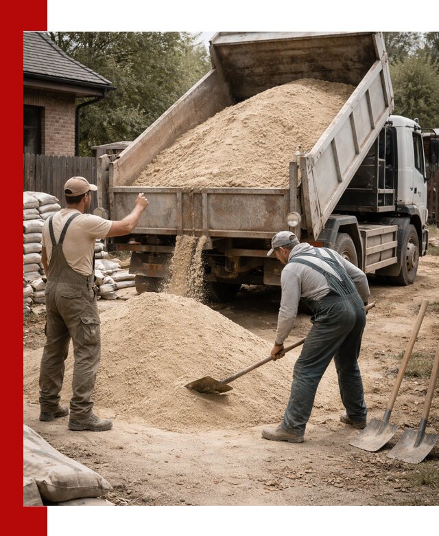 Песок для штукатурки с доставкой в Белгороде качественный и чистый