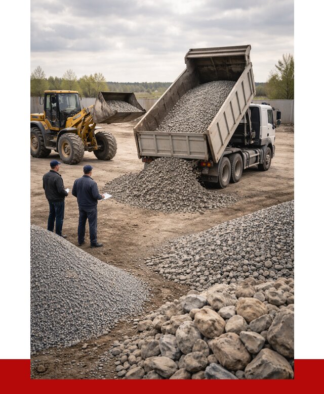 Гравий и камень с доставкой в Белгороде от 4363 р. - ПРОНЕРУДБлг