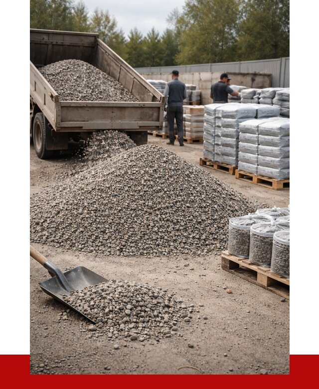 Гравий фракция 5-20 в Белгороде купить от 2389 р. ПРОНЕРУДБлг
