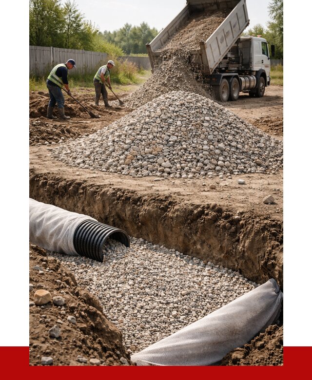 Гравий для дренажа в Белгороде от 2285 р., доставка ПРОНЕРУДБлг