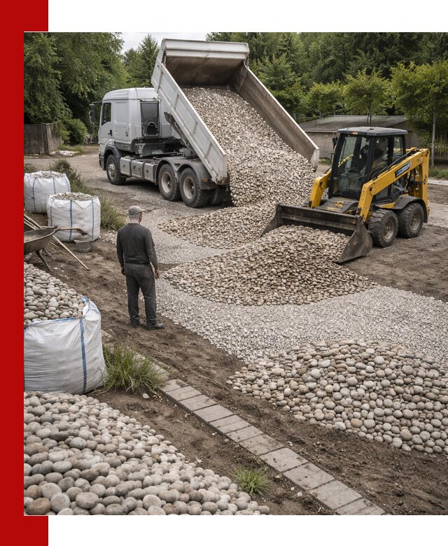 Доставка морской гальки оптом и в розницу в Белгороде