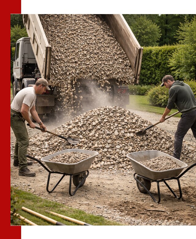 Доставка и продажа декоративной гальки в Белгороде