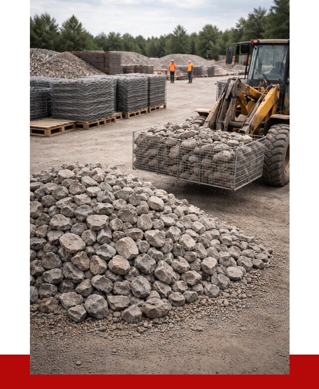 Камень для габионов фракция 70-150 в Белгороде от 4363 р. | ПРОНЕРУДБлг