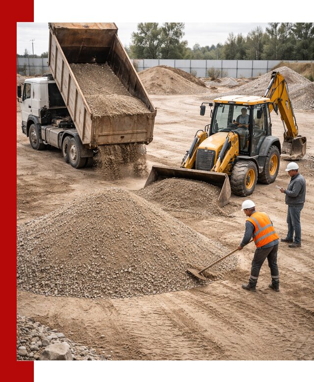 Поставка и доставка ПГС С4 в мешках и самосвалах в Белгороде