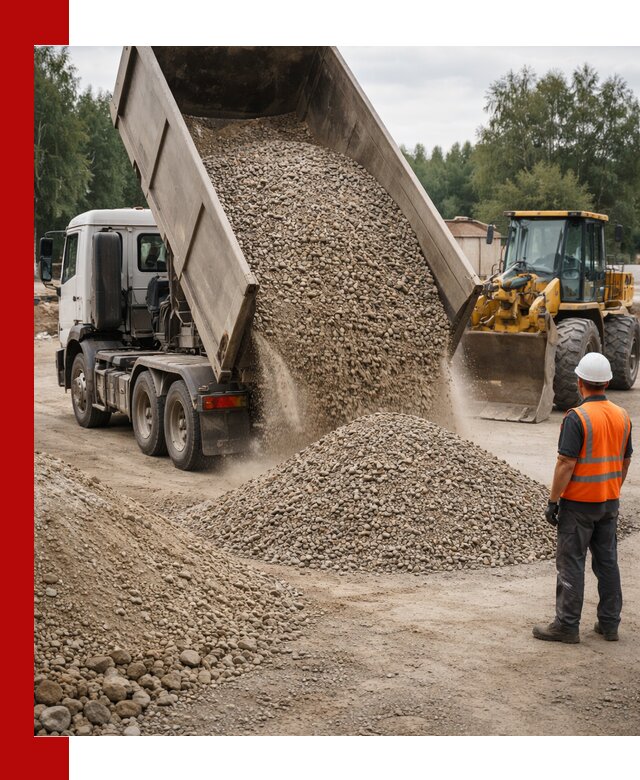Доставка щпс в Белгороде — щебеночно-песчаная смесь под заборы и дорожки