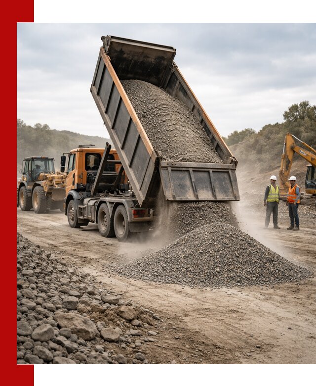 Щебёночно-песчаная смесь ЩПС С1 с доставкой в Белгороде