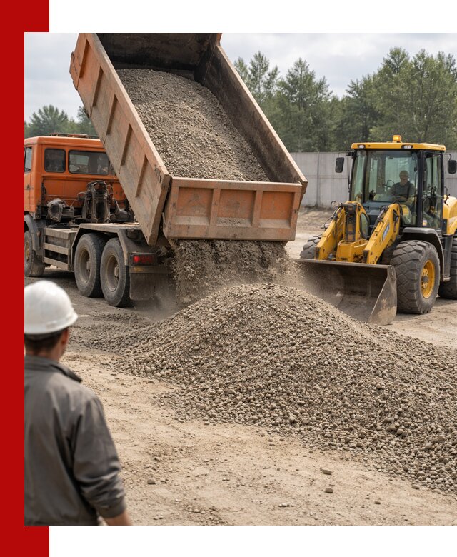Доставка щпс С8 самосвалами в Белгороде от производителя