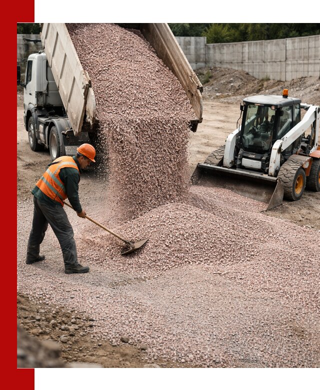 Крошка розовый гранит с доставкой в Белгороде от производителя