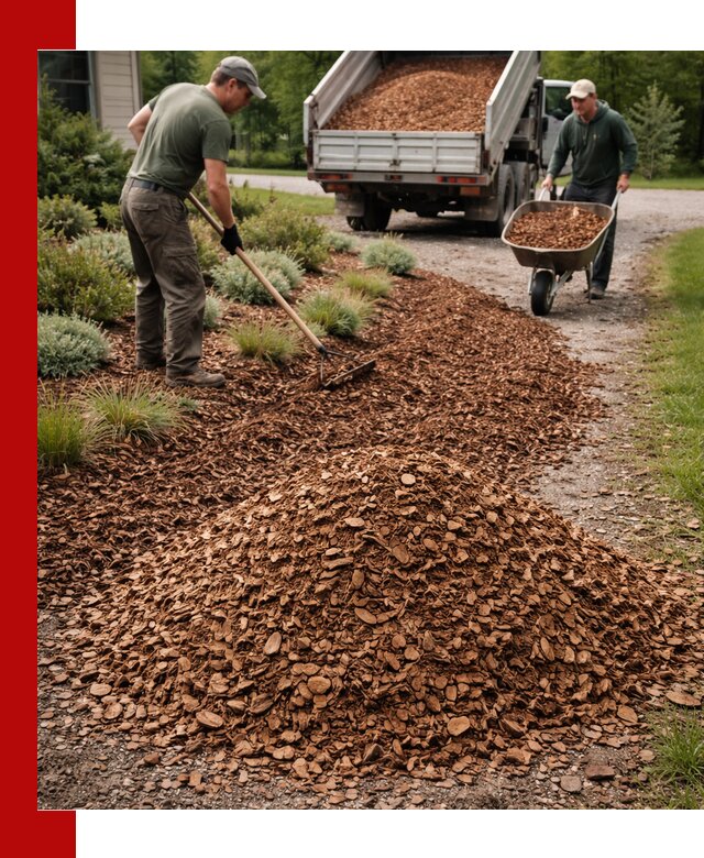 Крошка для мульчирования с доставкой в Белгороде