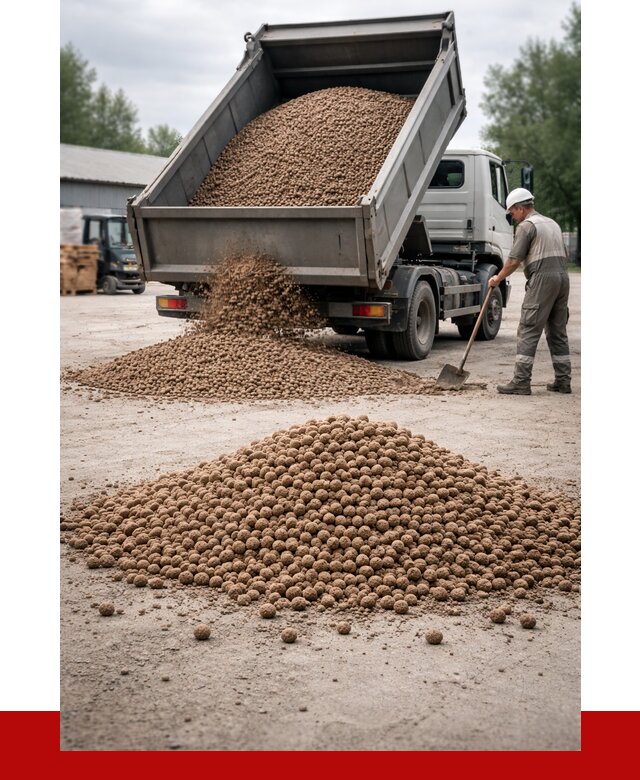 Керамзит с доставкой в Белгороде от 4363 р. за м3 | ПРОНЕРУДБлг