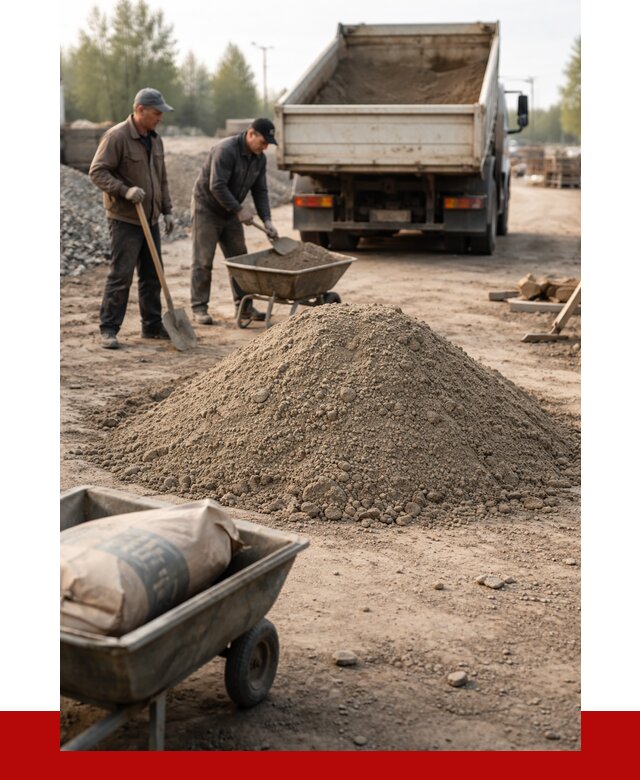 Цементно-песчаная смесь М150 в Белгороде от 4882 р. | ПРОНЕРУДБлг