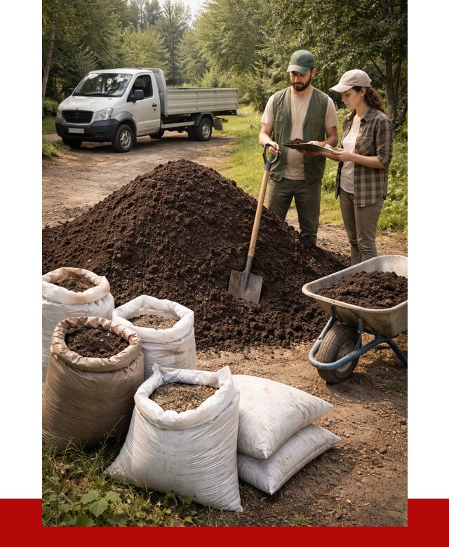 Купить грунт с доставкой в Белгороде от 4674 р. за м3 | ПРОНЕРУДБлг