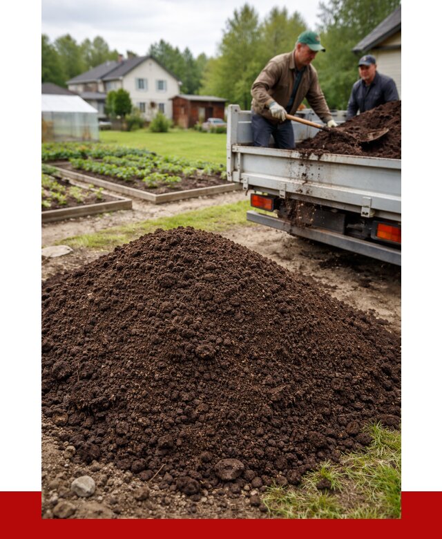 Плодородный грунт в Белгороде с доставкой от 4363 р. | ПРОНЕРУДБлг