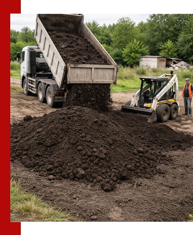 Поставка плодородной земли с доставкой самосвалом в Белгороде