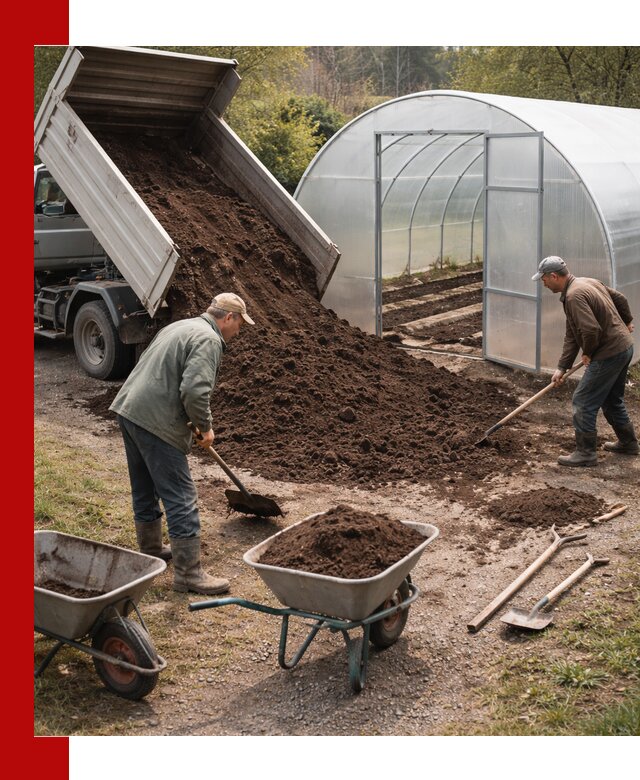Грунт для теплицы с доставкой в Белгороде — плодородный субстрат под растения