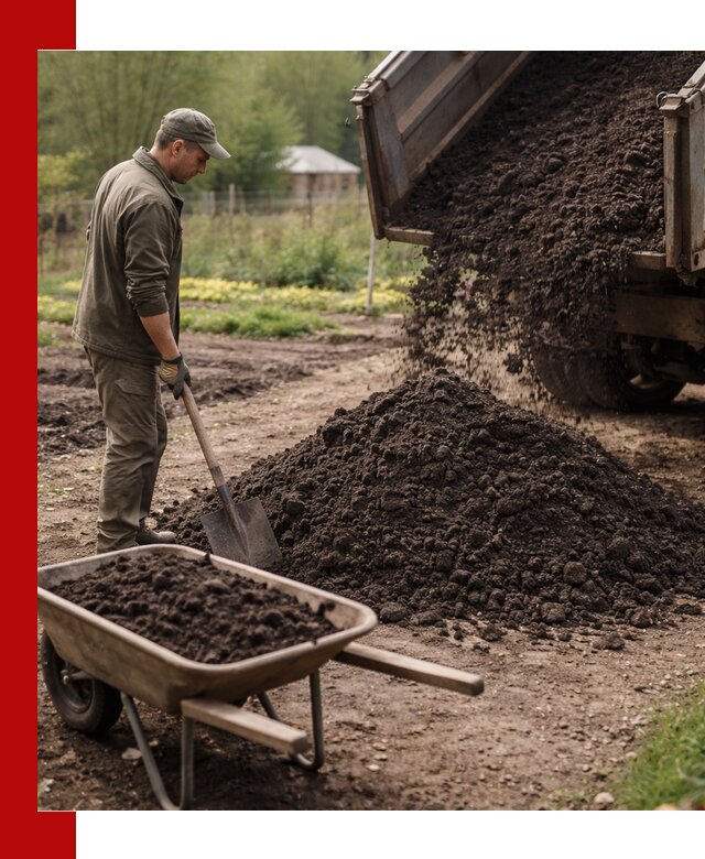 Доставка качественной земли для огорода в Белгороде