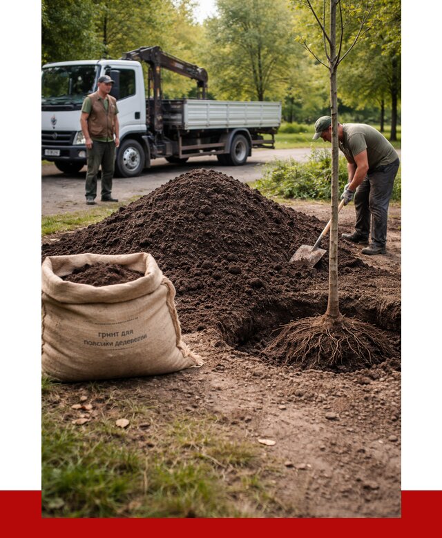 Грунт для посадки деревьев в Белгороде от 1246 р. | ПРОНЕРУДБлг