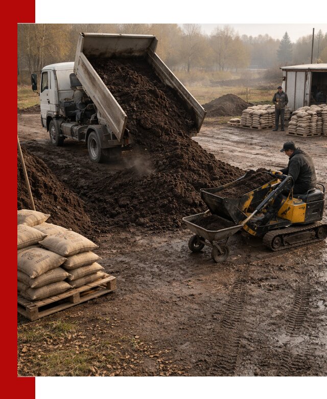 Кислый торф в доставке по выгодным ценам в Белгороде