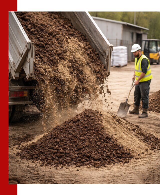 Доставка торфо-песчаной смеси в Белгороде для строительства и озеленения