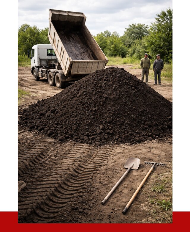 Купить чернозем навалом в Белгороде от 1246 р. за куб | ПРОНЕРУДБлг