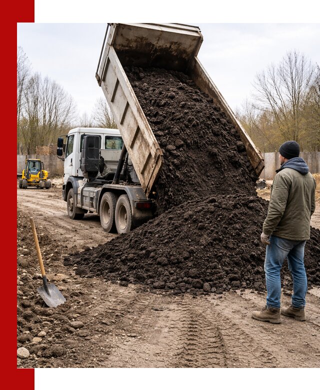 Доставка чернозема навалом в Белгороде быстро и выгодно