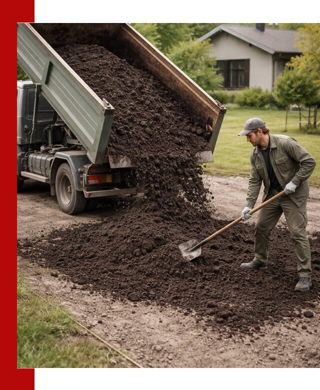 Чернозем для газона с доставкой в Белгороде быстро и качественно