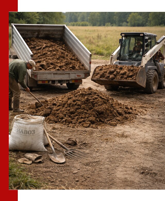 Доставка конского навоза в Белгороде с разгрузкой и доставкой на объект