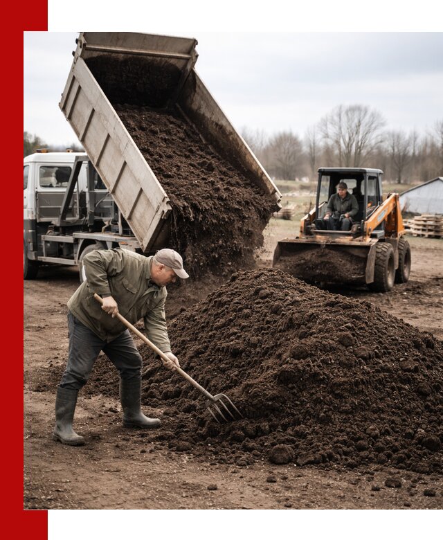 Доставка и продажа перегноя в Белгороде быстро и дешево